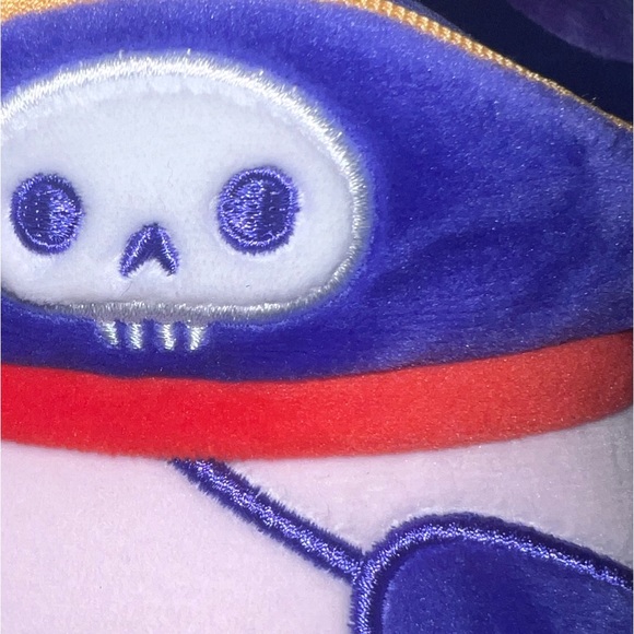 Squishmallow Cailey the Pirate Crab eye patch 8” pink purple plushie cancer love - Picture 5 of 6